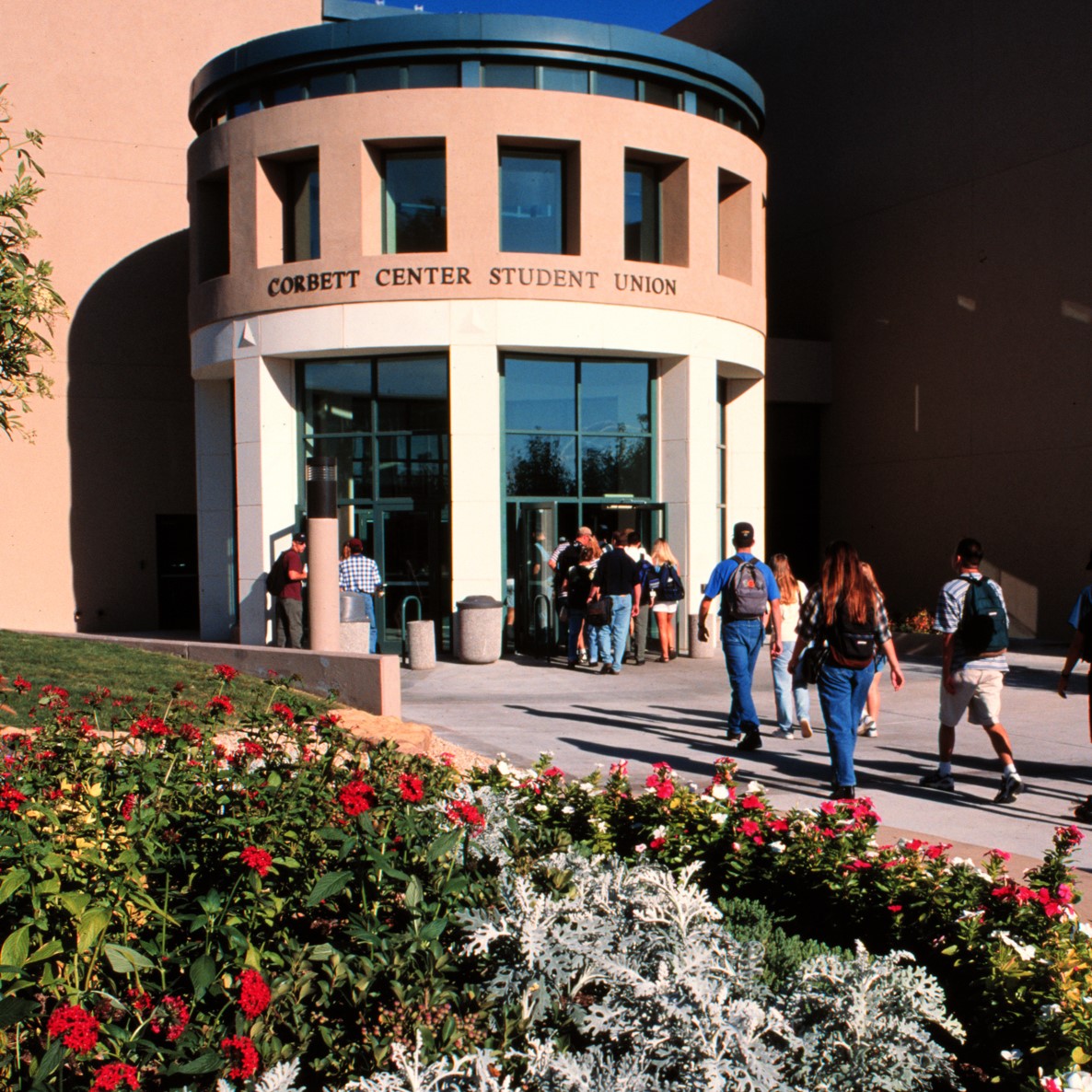 Rotunda entrance in Corbet Center