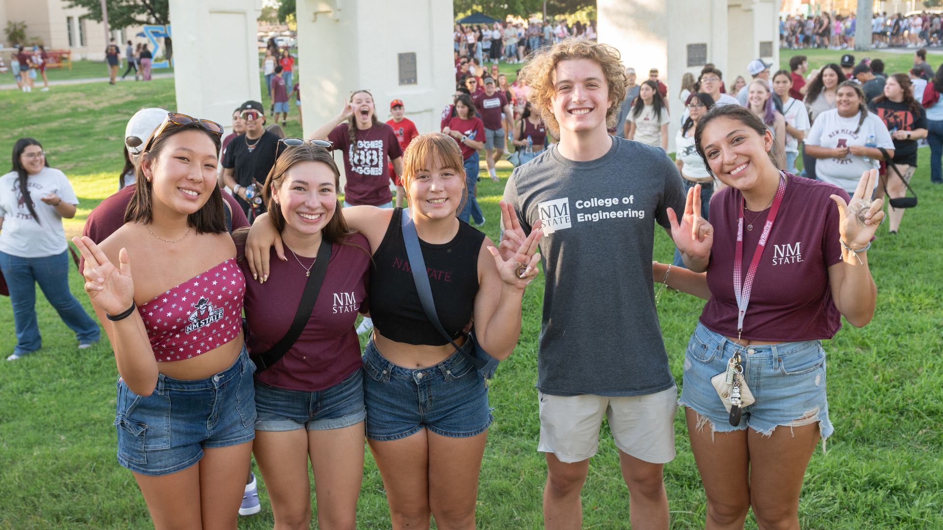New Mexico State University First Year Walk 2024.