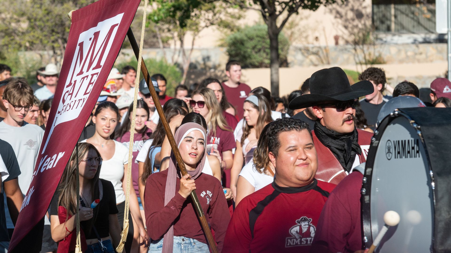 New Mexico State University First Year Walk 2024.